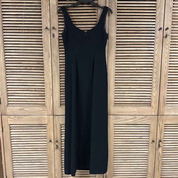 VINTAGE Nicole Miller Evening Gown Black Size 6 - Picture 5 of 12